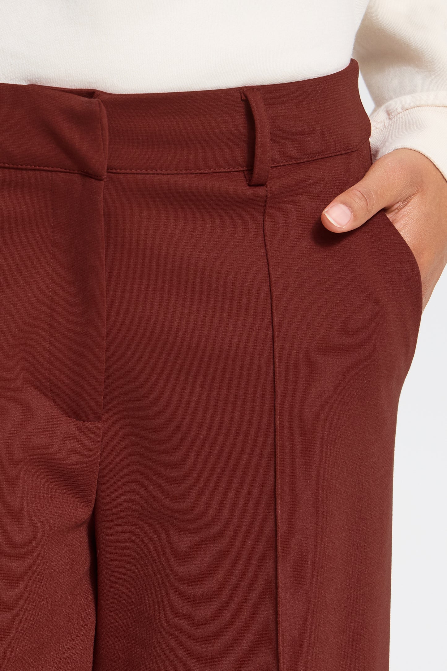 IHKate Sus Office Wide Pant - Madder Brown
