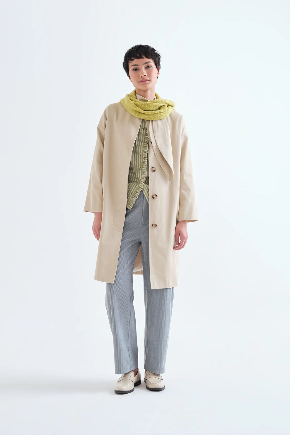 Light green stripes