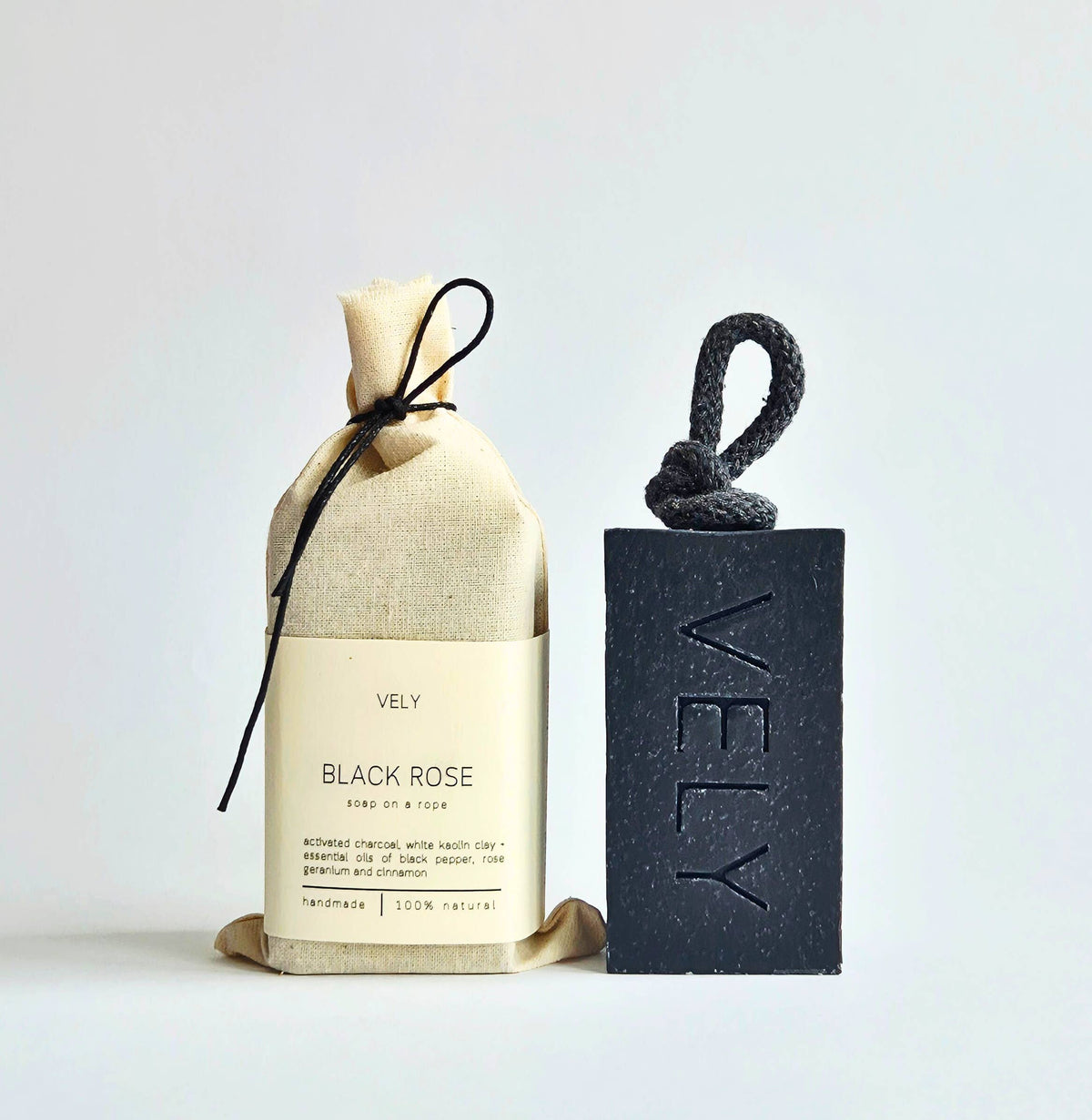 Soap On A Rope - “Black Rose"