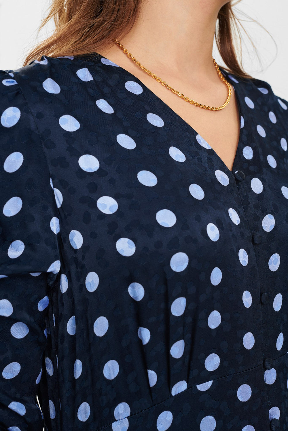 Nubell Maxi Dress - Navy Blue