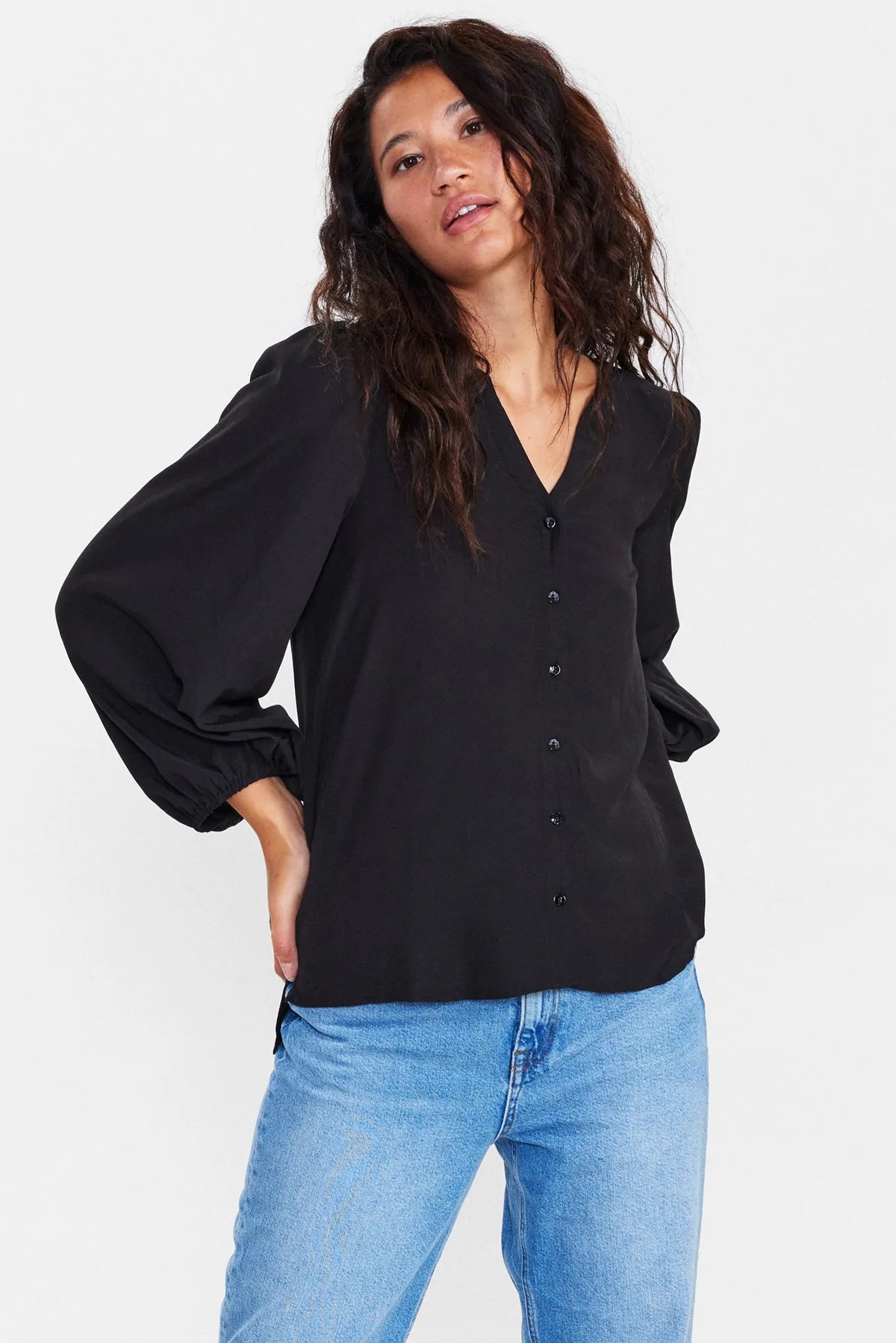 Nusofty Blouse - Caviar