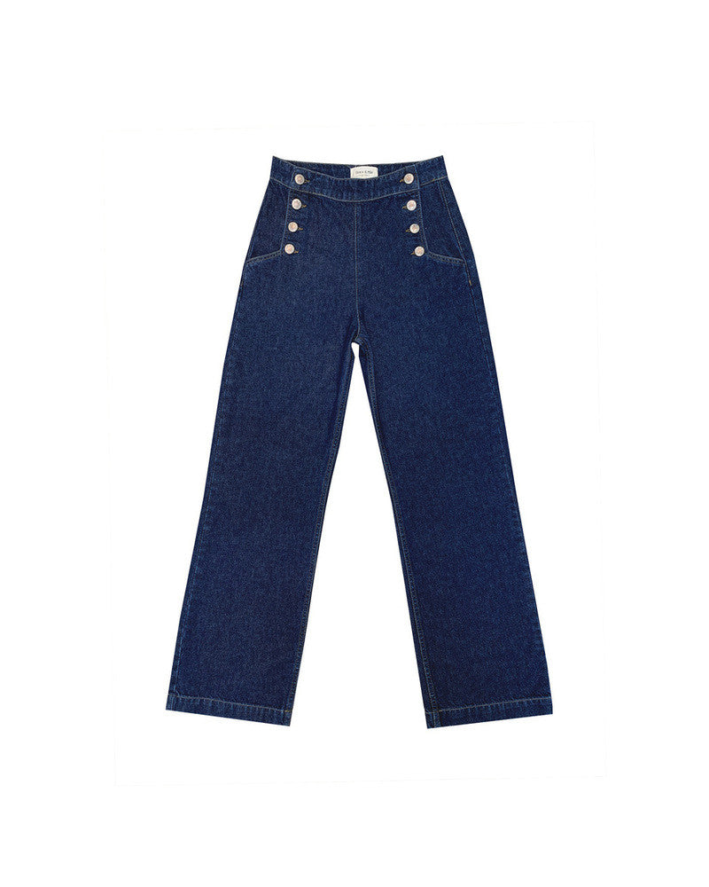 60 Straight Jeans - Marine blue